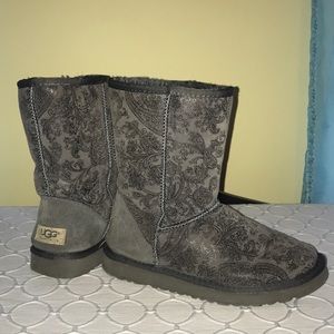 Paisley Grey Ugg Boots